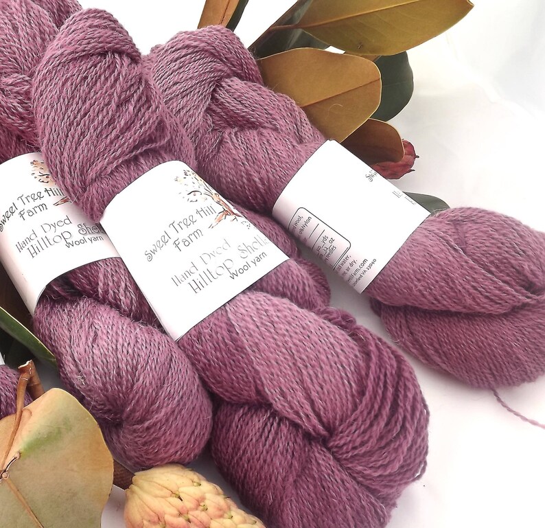 Hilltop Shetland FingeringSock weight Hand Dyed-Eclipse