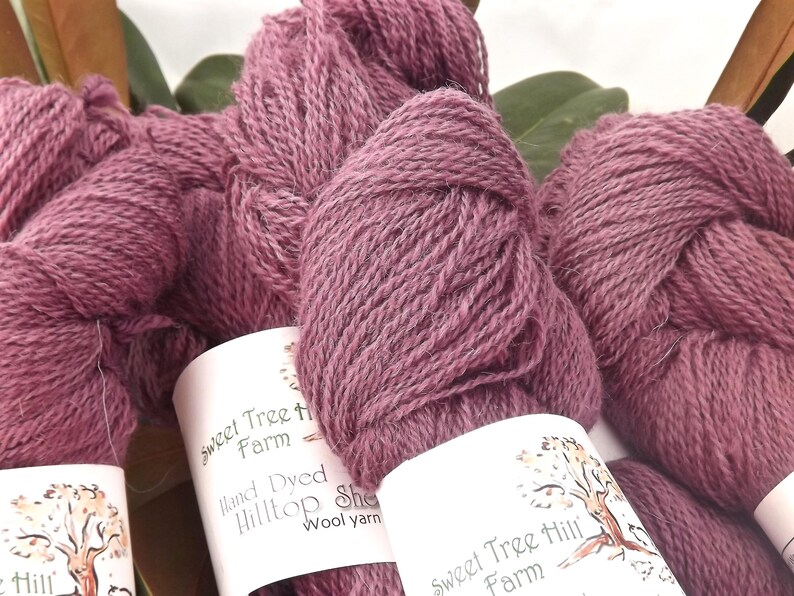 Hilltop Shetland FingeringSock weight Hand Dyed-Eclipse