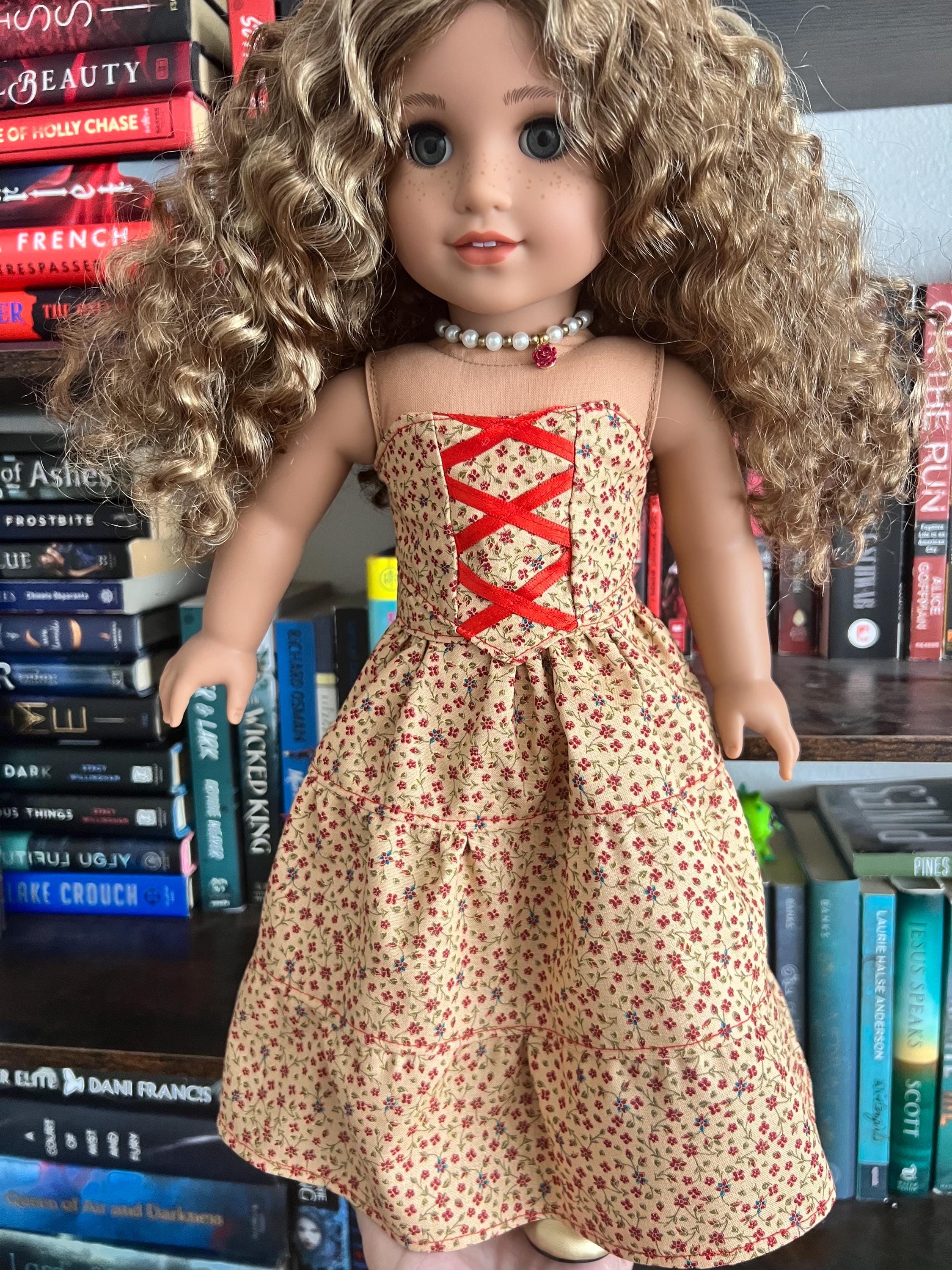 Corset Top and Tiered Skirt for 18 inch Dolls