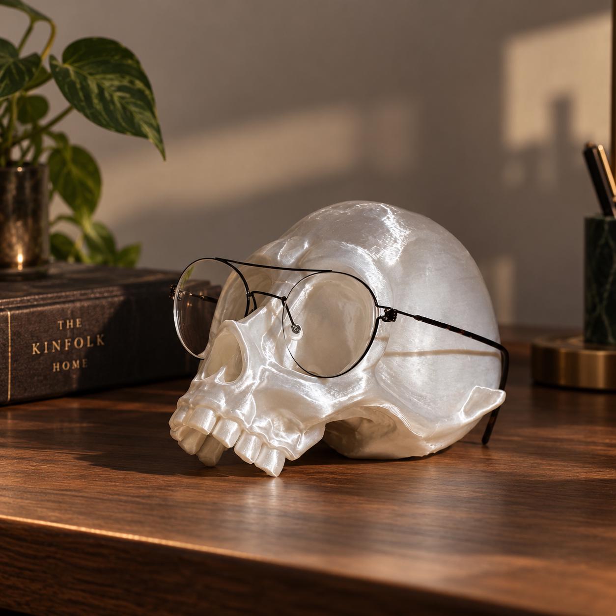 Eyeglass Stand Skull - Etsy