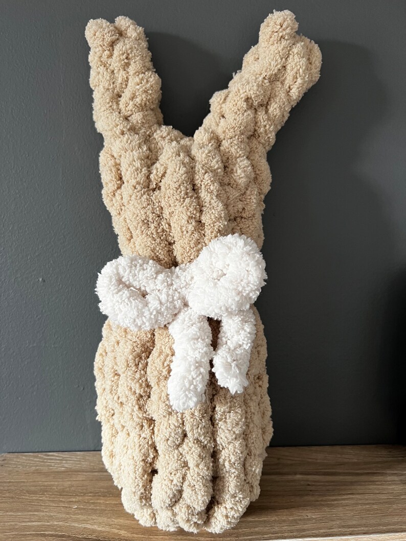 Handmade Stuffed Knit Bunny image 3