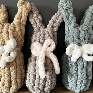 Handmade Stuffed Knit Bunny image 1