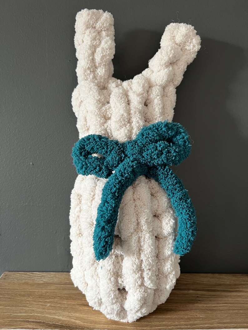 Handmade Stuffed Knit Bunny image 6