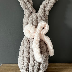 Handmade Stuffed Knit Bunny image 5