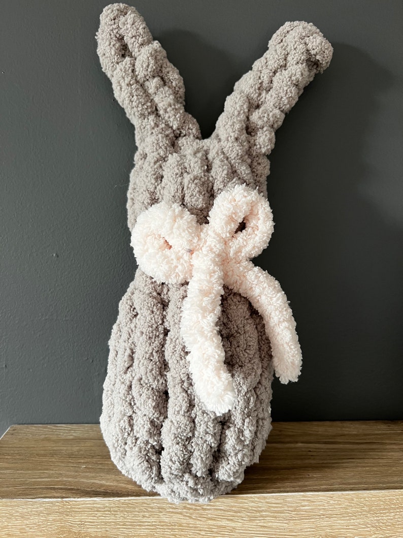 Handmade Stuffed Knit Bunny image 5