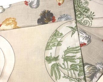 Asian drawing Tea Towels