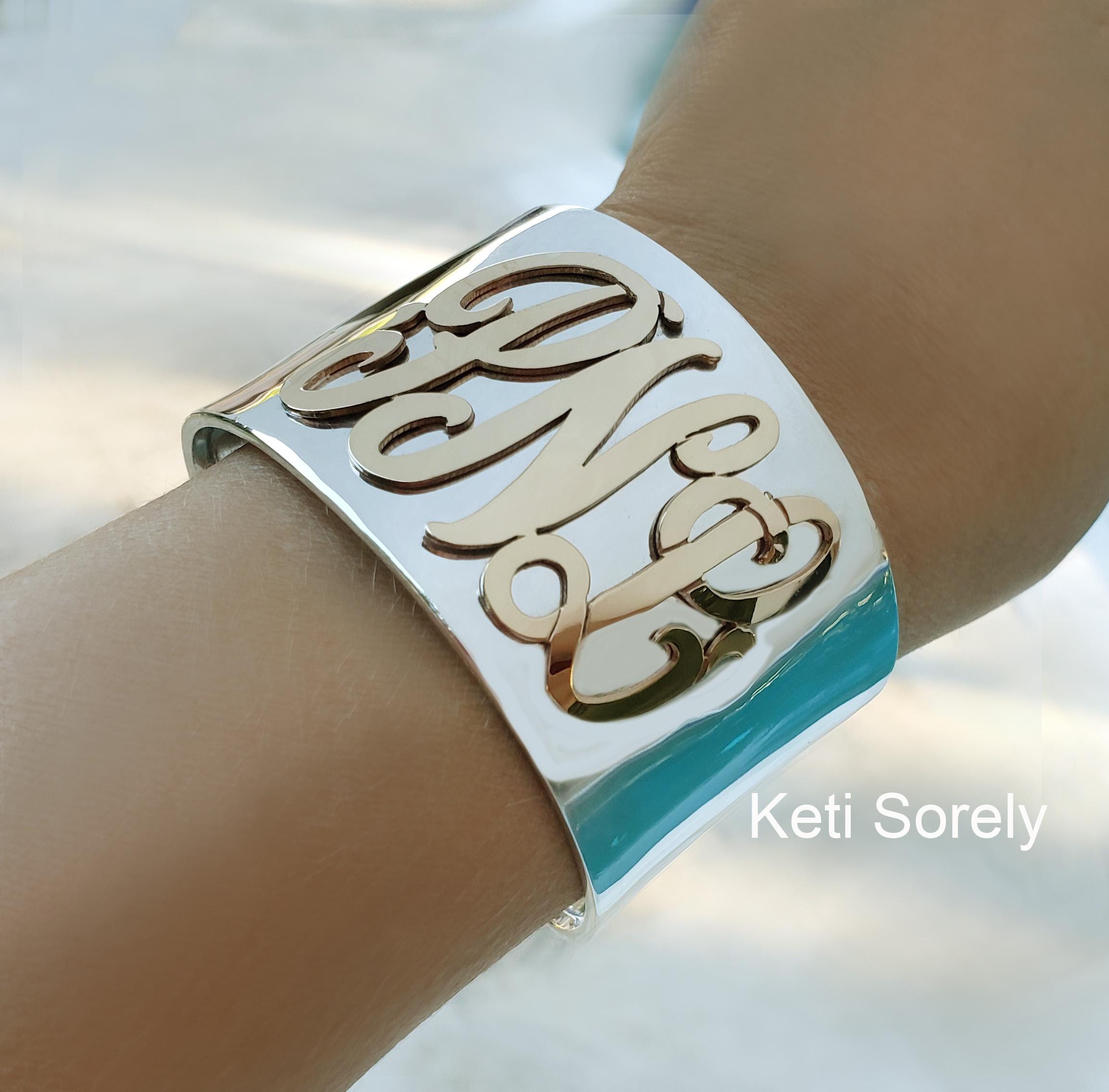 Bracciale Grosso Donna Con Cerniera - Placcato Oro 14k, Aperto Regolabile, 17,8 Cm, Gioielli Minimalisti