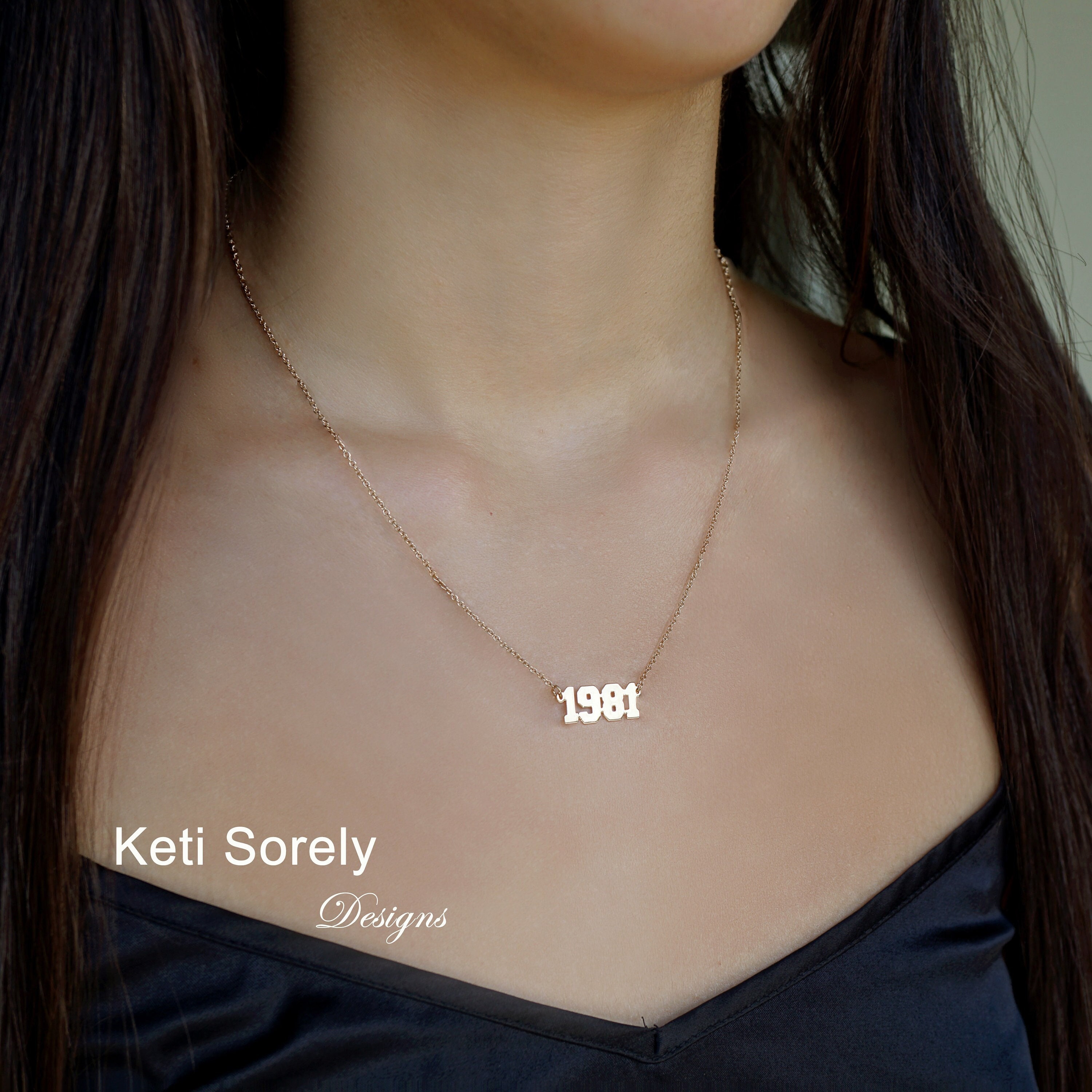 K14 Gold Necklace - Etsy