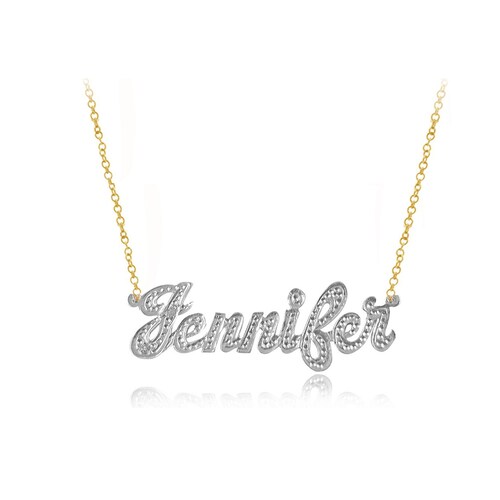 Personalized Name Necklace With Diamond 
