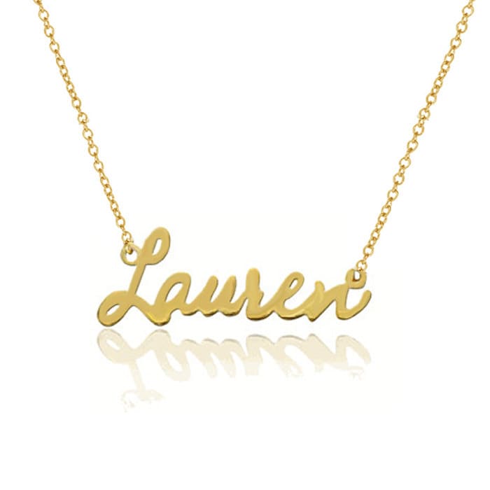 14K Gold Filled Personalized Name Necklace Celebrity Style Etsy