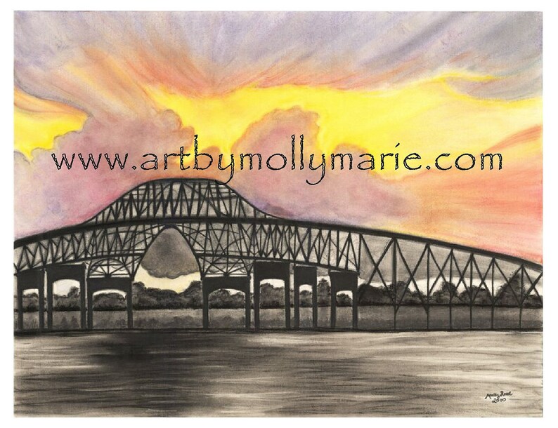 Collection of Prints of my Original Artwork of Cajun Louisiana themed drawings, Sizes 11x14 50.00 & 20x26 100.00 image 2