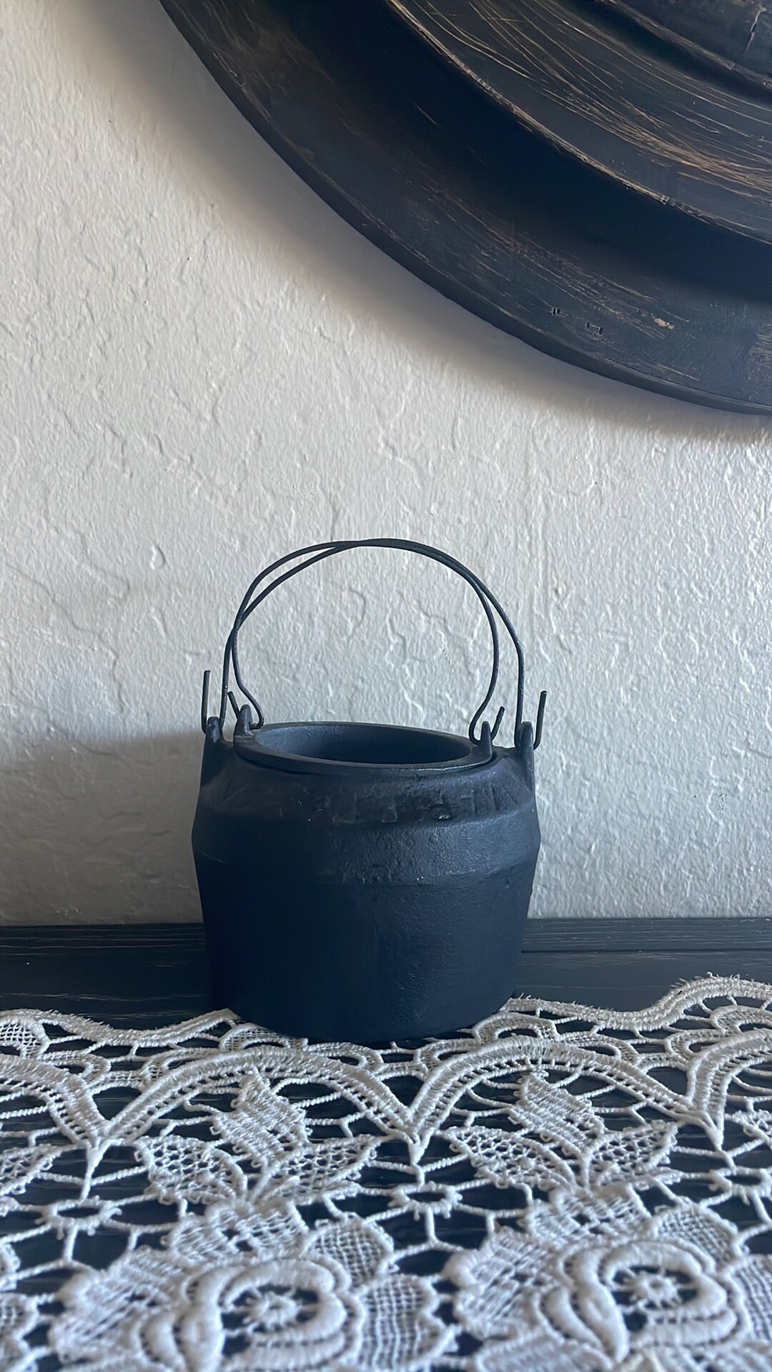 Antique Marietta Cast Iron Gypsy 00 Glue Pot Double Boiler Kettle