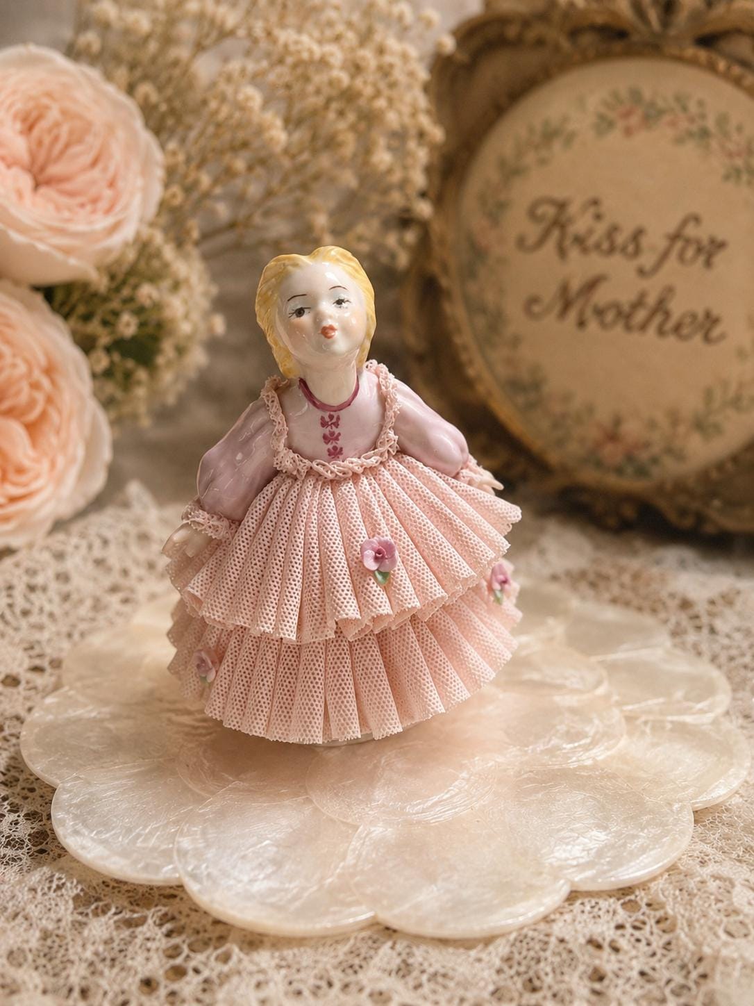 Irish dresden porcelain figurine - Etsy 日本