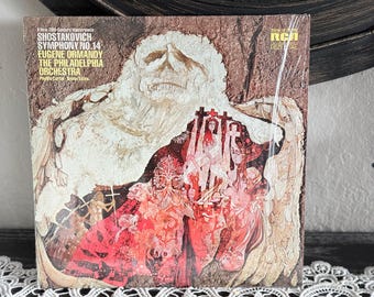 Shostakovich Symphony No. 14 Op. 135 Vinyl LP | Eugene Ormandy Philadelphia Orchestra | RCA Red Seal LSC-3206 | Phyllis Curtin Simon Estes