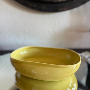 Russel Wright Steubenville Chartreuse Vegetable Serving Bowl