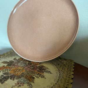 1 Russel wright by Steubenville salmon pink 10” dinner plate MCM dinnerware