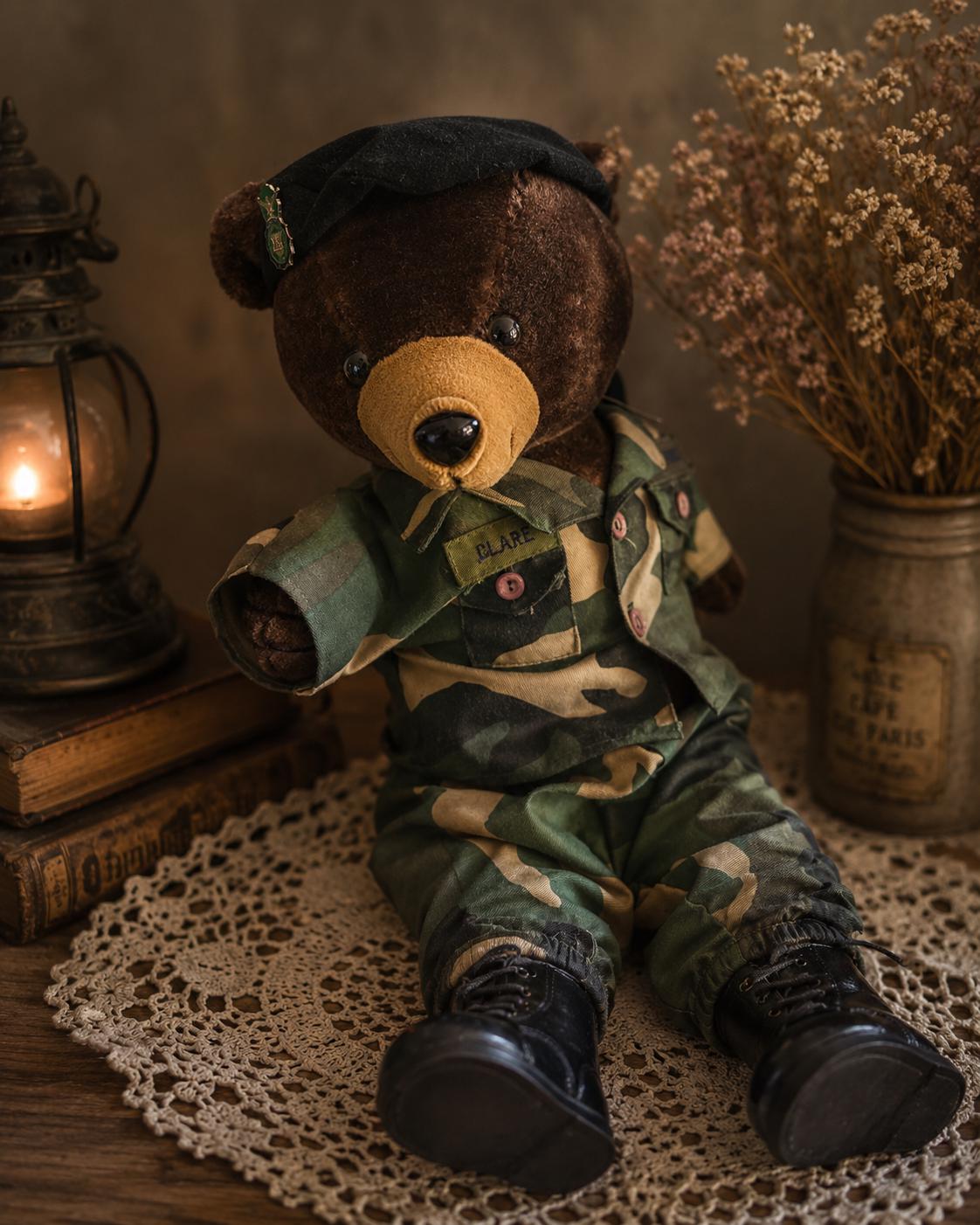 Military teddy bear - Etsy 日本