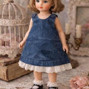 dollmare denim dress clothes Denim Doll Dress