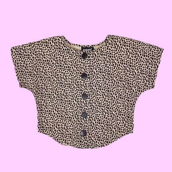 1990s SAUCI CA Leopard Top - image 5