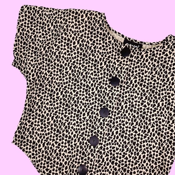 1990s SAUCI CA Leopard Top - image 2