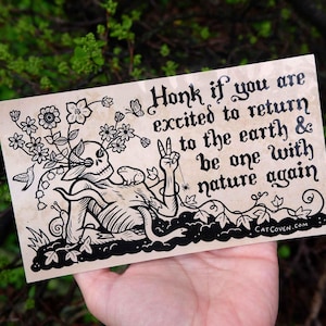 Return to the Earth - Bumper Sticker