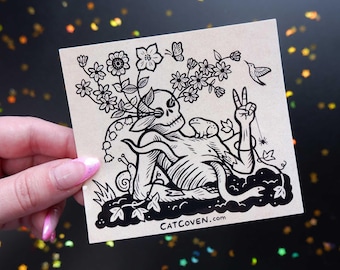 Return to the Earth - Vinyl Sticker - Memento Mori Danse Macabre