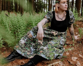 SALE // Gunhild Dress in Tapestry Print - Medieval Fantasy Inspired Dress