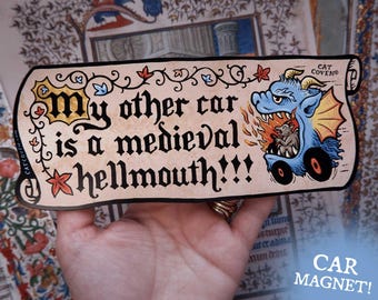 Medieval Hellmouth - CAR MAGNET - Bumper Magnet