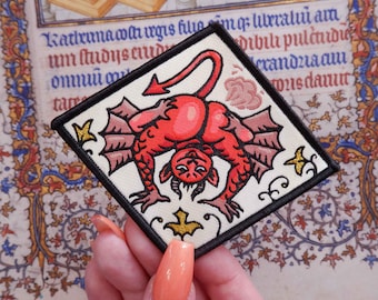 Fart Demon - Woven Iron-On Patch