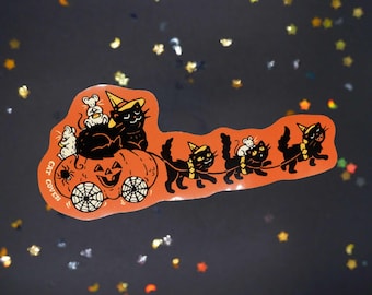 Pumpkin Chariot - Sticker
