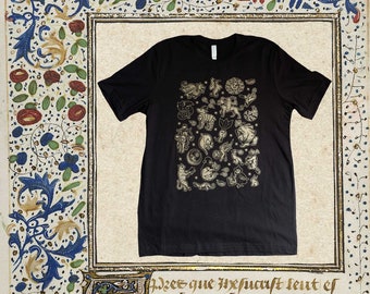 Medieval Marginalia - Screen Print T-shirt - Art History