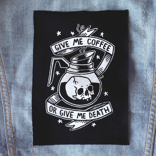 Coffee or Death - Small Patch