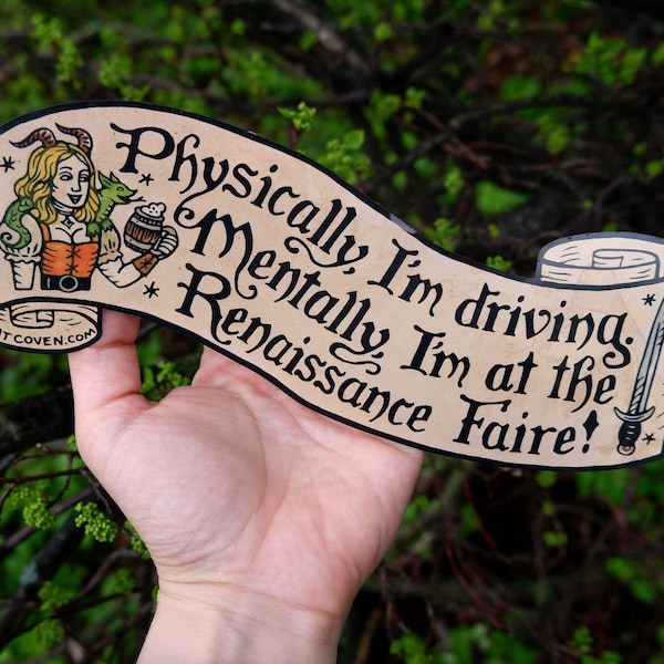 Renaissance Faire - Bumper Sticker