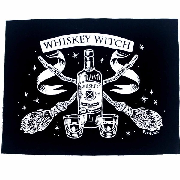 Whiskey Witch - BACK Patch