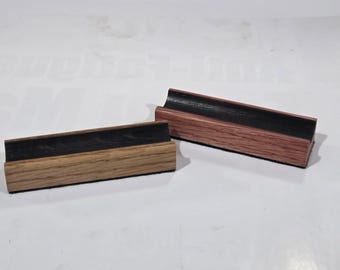 CigarDock Play | Bourbon Charred Oak Cigar Stand - Slow Burn Series Wood Cigar Holder Rest - Luxury Whiskey Room Bar Gift for Men