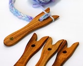 Wooden Knitting Fork - Lucet. Christmas crafts for kids. Knitting fun with children. An EASY Beginner knitting / Knitting tool Kids craft