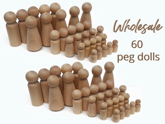 wooden peg dolls bulk
