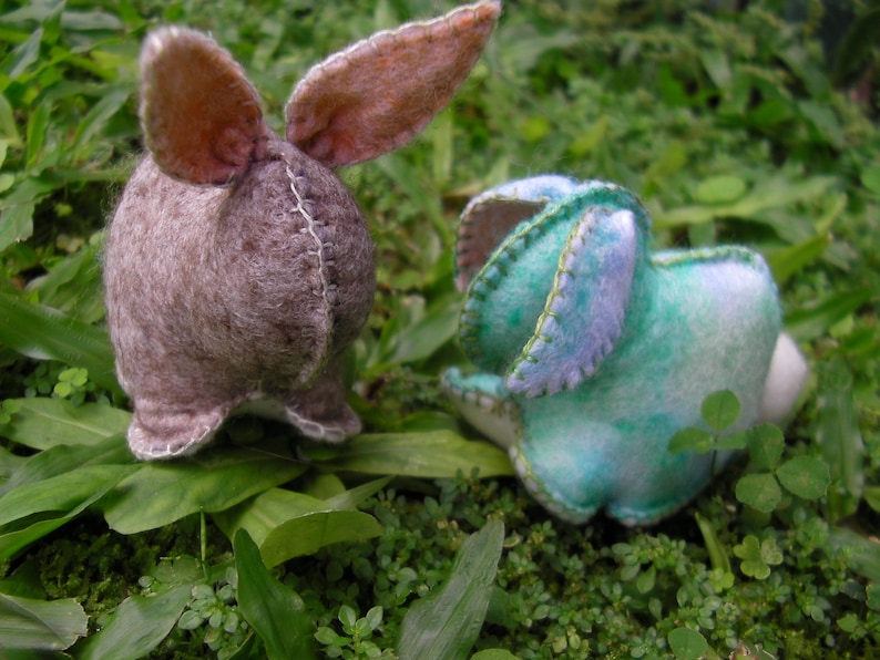 PDF Waldorf Rabbit Pattern Felt Bunny Pattern Waldorf | Etsy