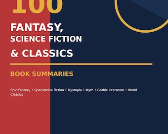 100 Science-Fiction- und Fantasy-Romane – Zusammenfassungen, Infografiken, Lernhilfe
