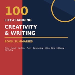 100 Kreativitet och skrivande - Sammanfattningar Infografik Studieguide