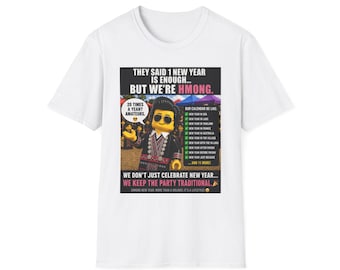 Lustiges T-Shirt mit Grafik zum Hmong-Neujahrs-Kultur- und Erbestolz | Shirt | Top | Bekleidung | Inspirierte Kleidung