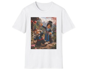 Yer und der Tiger T-Shirt | Hmong-Kultur-T-Shirt