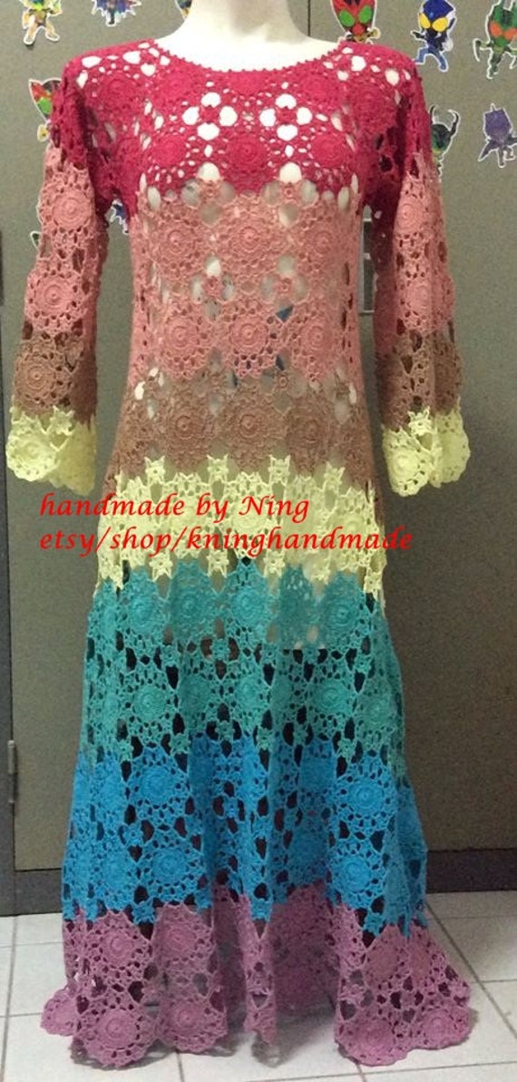 Summer Crochet Dress/Crochet Fashion dressSpring Summer | Etsy