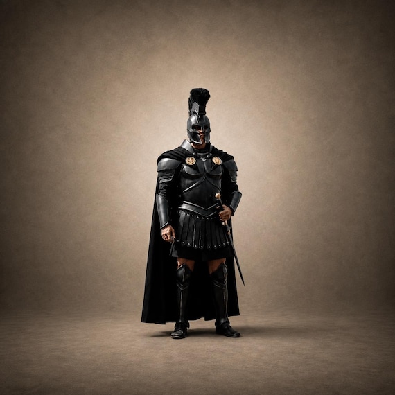 Spartan Warrior Armor Set, Agamemnon Inspired Greek Helmet and Cuirass