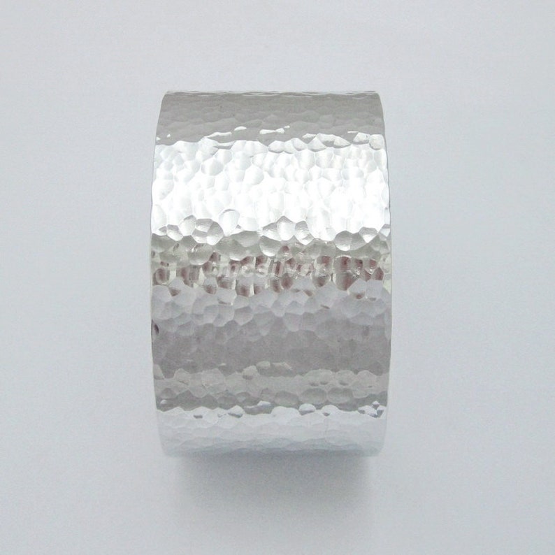 2 Large Cuff Bracelet Aluminum Cuff Bracelet Hammered Etsy