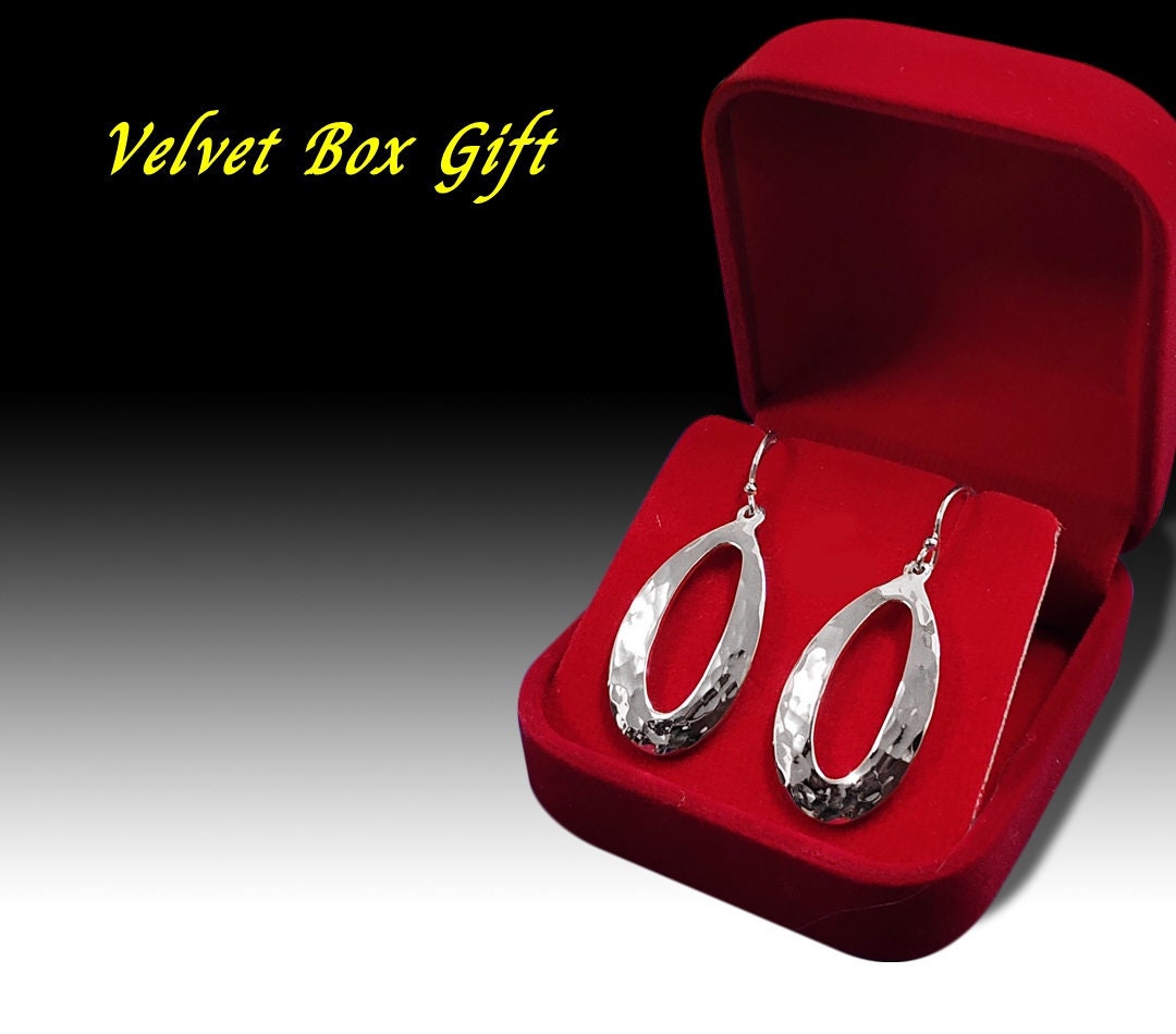 Martellato Doppia Goccia Orecchini Argento Sterling 925 Marcato - Foto 12