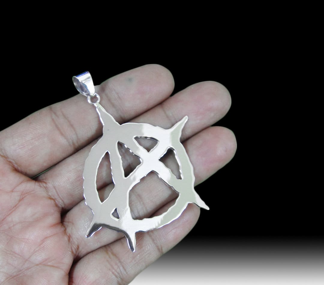 希少 undercover silver925 anarchy necklace Anarchy Symbol Necklace | 925 Sterling Silver | Punk Rock