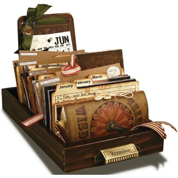 Items Similar To 7 Gypsies Display Library Drawer 12605 Wood Stain
