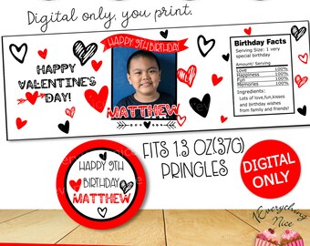 Pringles Valentine Printable | Etsy