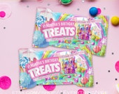 Pastel Editable DIGITAL DOWNLOAD Candy Land Candyland Birthday Party Rice Krispies Wrappers Krispy Labels Digital Printable Il_170x135